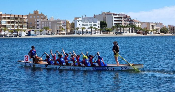 Copa de España de Dragón Boat celebrada en San Pedro del Pinatar.